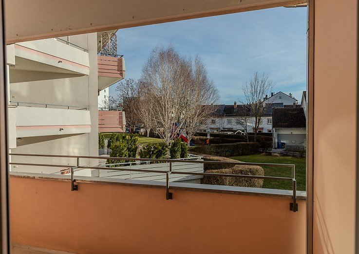 Balkon mit Gr�nblick in 1,5-Zimmer-Wohnung in Kaufbeuren - erfolgreich verkauft durch Stockhausen Immobilienteam Schongau