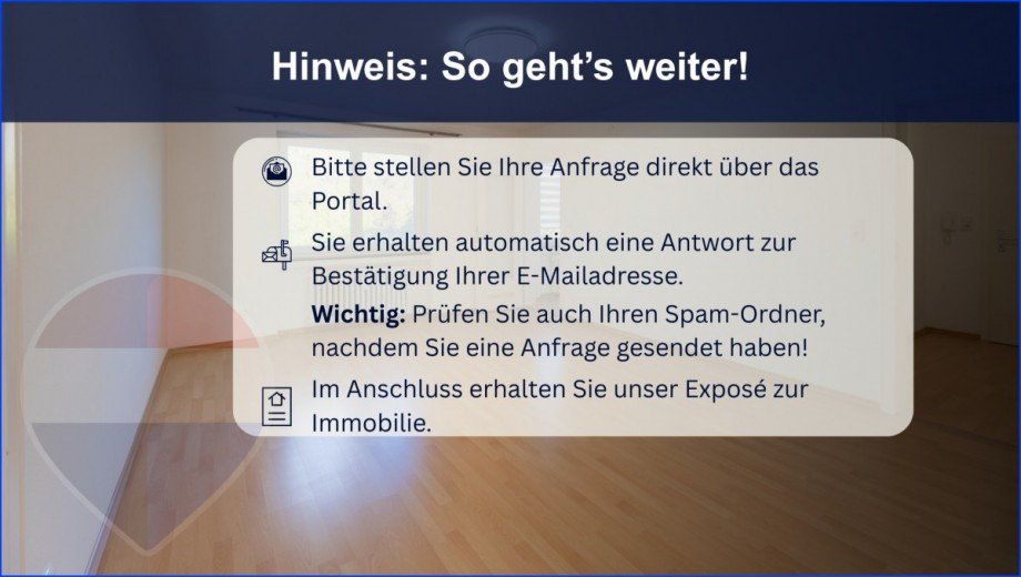 Hinweis Etagenwohnung Schongau